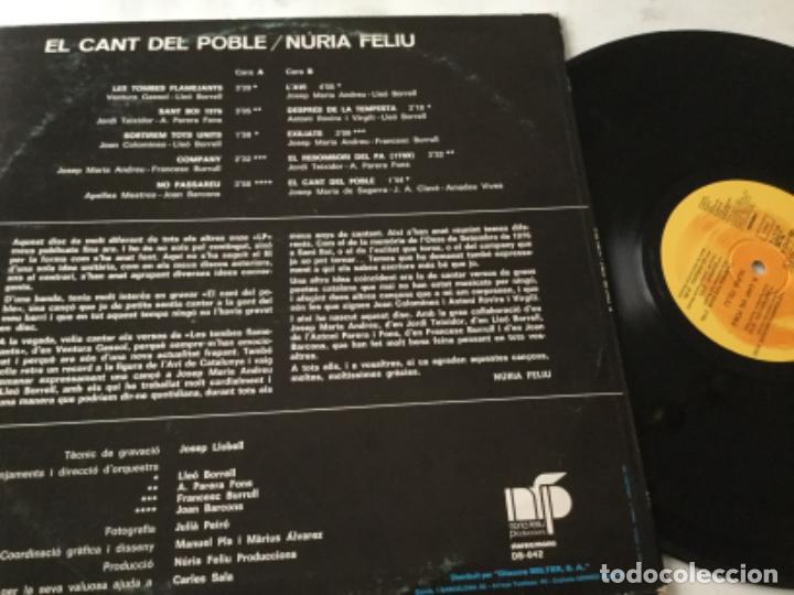 Discos de vinilo: Nuria Feliu- el cant del poble - Foto 2