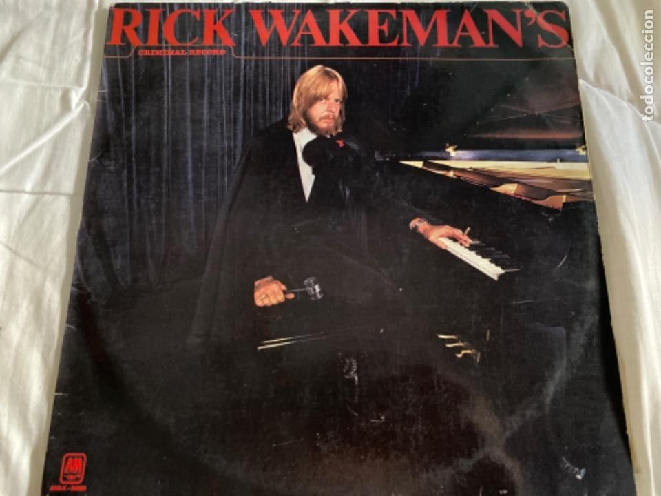 Discos de vinilo: ANTIGUO LP RICK WAKEMAN&rsquo;S CRIMINAL R&Eacute;CORD - Foto 1