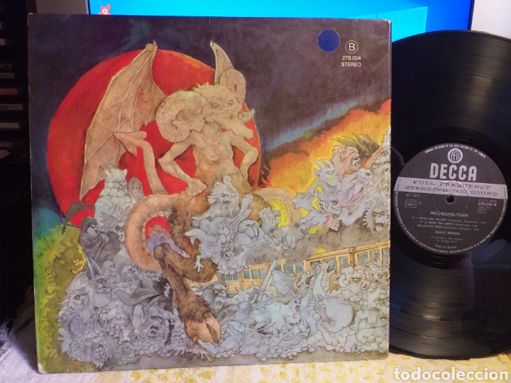 Discos de vinilo: SAVOY BROWN HELLBOUND TRAIN FRANCIA 1972 BLUES PROG - Foto 3