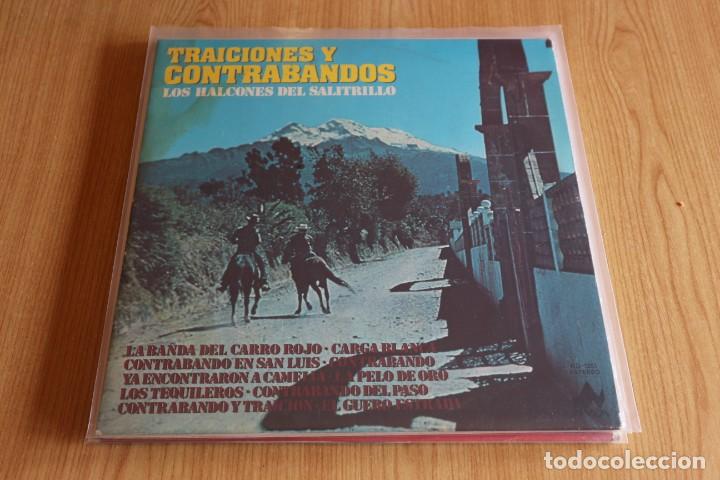 Disques de vinyle: Los Halcones De Salitrillo - Traiciones Y Contrabandos - Nevada ND-1251 - 1978