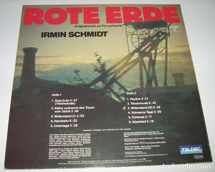 Discos de vinilo: IRMIN SCHMIDT - ROTE ERDE - CAN - KRAUTROCK - Foto 2