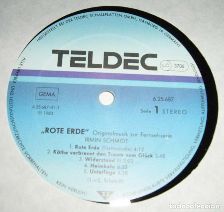 Discos de vinilo: IRMIN SCHMIDT - ROTE ERDE - CAN - KRAUTROCK - Foto 3