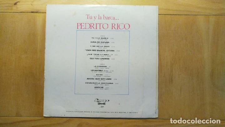 Discos de vinilo: Pedrito Rico ?&ndash; T&uacute; y la Barca... - Foto 4