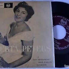 Discos de vinilo: ROBERTA PETERS 7” SPAIN EP 45 SINGLE VINILO 1958 RENATO CELLINI ORQUESTA SOPRANO OPERA CLASICA MIRA. Lote 210580652
