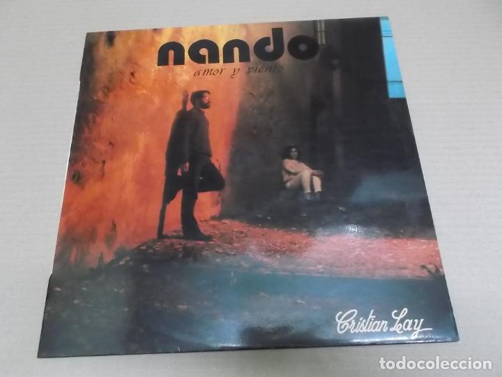 Discos de vinilo: NANDO (LP) AMOR Y VIENTO A&Ntilde;O &ndash; 1987 - Foto 1