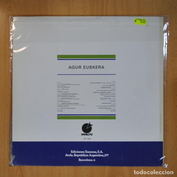Discos de vinilo: AGUR EUSKERA - AGUR EUSKERA - LP - Foto 2