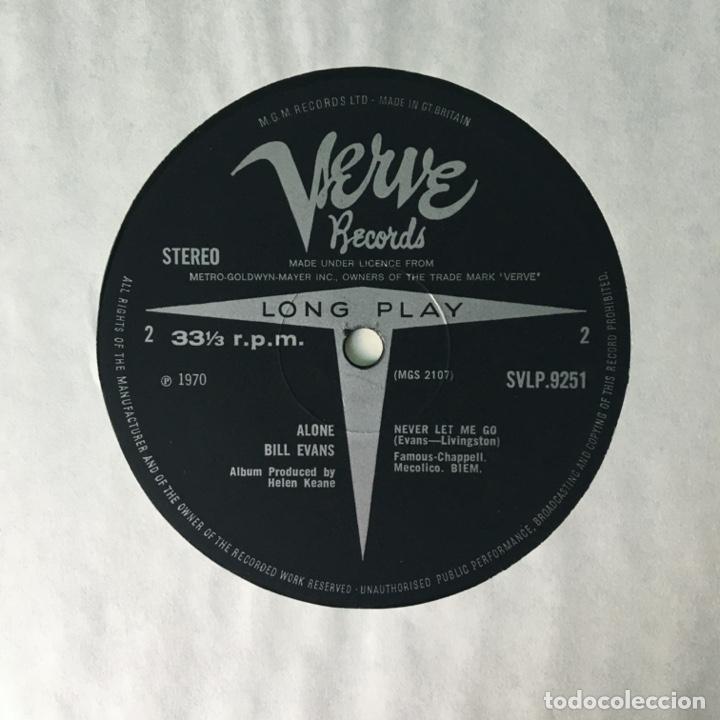 Discos de vinilo: Bill Evans - Alone, UK 1970 Verve Records* - Foto 4