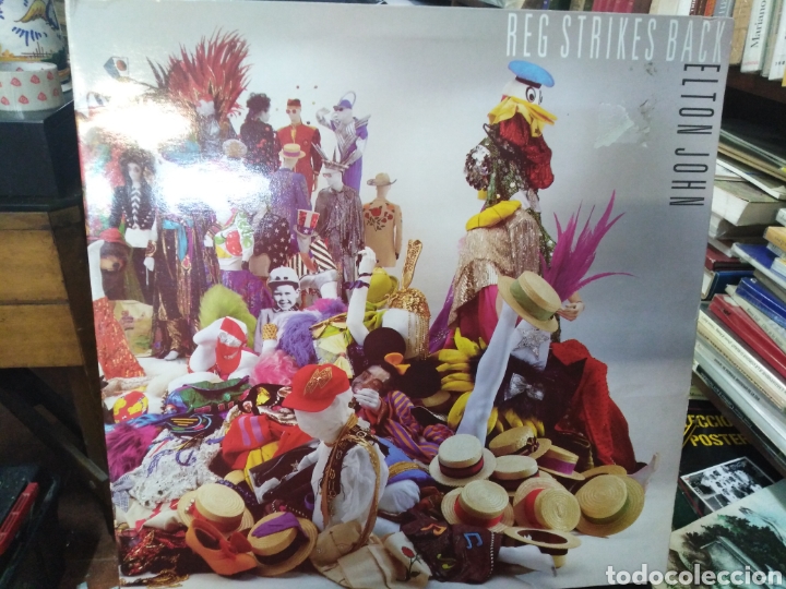 Discos de vinilo: ELTON JOHN-REG STRIKES BACK-LP, A&Ntilde;O 1988 - Foto 1
