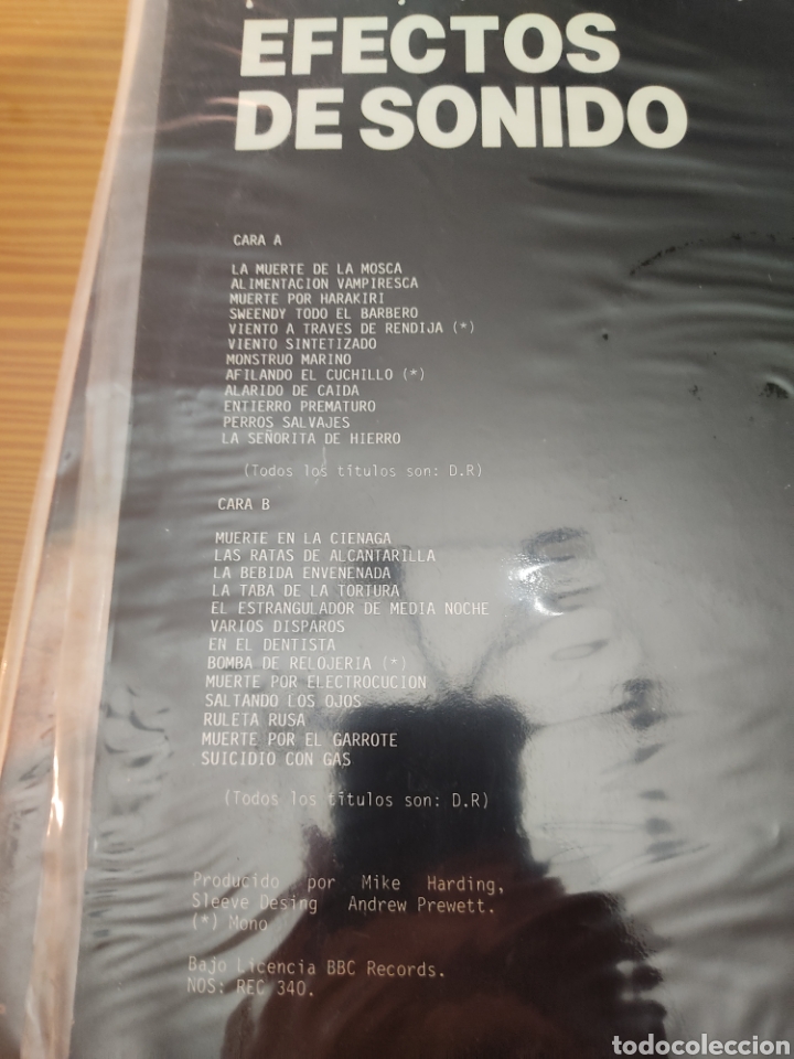 Discos de vinilo: Disco vinilo LP EFECTOS DE SONIDO - Foto 2