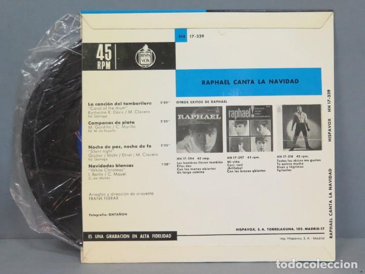 Discos de vinilo: EP. RAPHAEL CANTA LA NAVIDAD - Foto 2