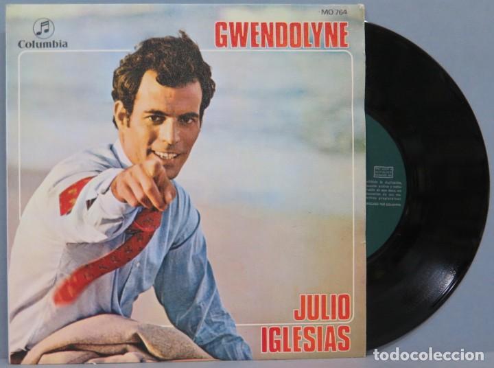 Discos de vinilo: SINGLE. JULIO IGLESIAS. GWENDOLINE - Foto 1