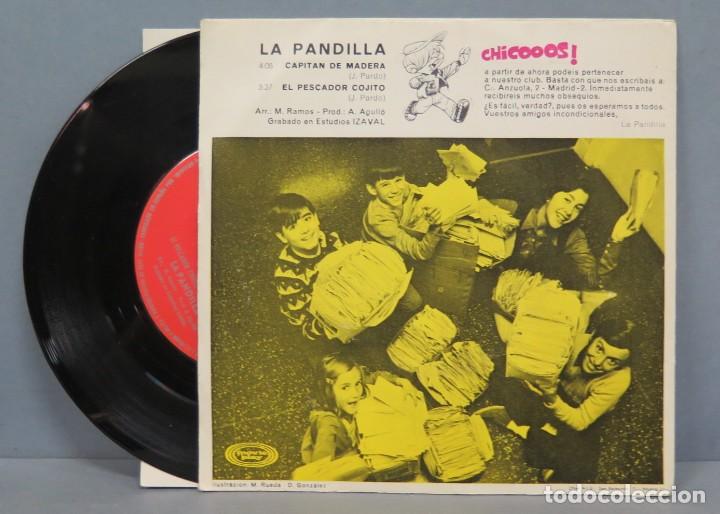 Discos de vinilo: SINGLE. LA PANDILLA. CAPIT&Aacute;N DE MADERA - Foto 2
