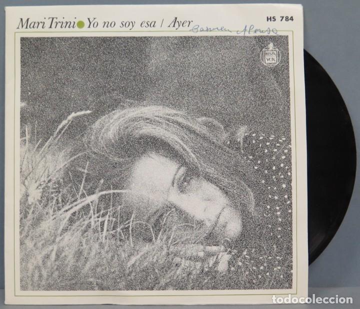 Discos de vinilo: SINGLE. MARI TRINI. YO NO SOY ESA - Foto 1