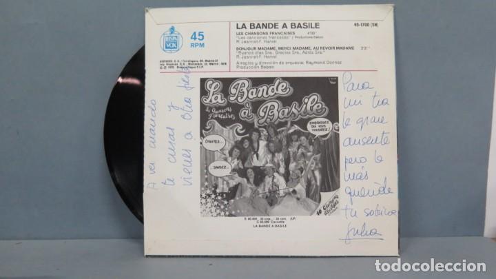 Discos de vinilo: SINGLE. LA BANDE A BASILE - Foto 2