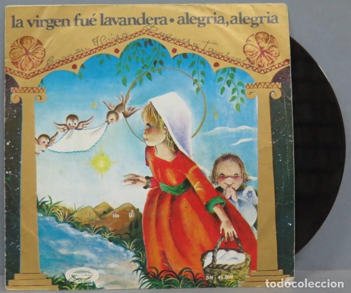 Discos de vinilo: SINGLE. LA VIRGEN FUE LAVANDERA - Foto 1