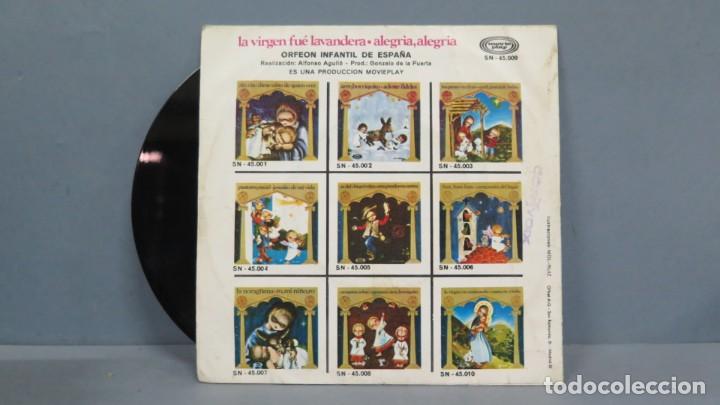 Discos de vinilo: SINGLE. LA VIRGEN FUE LAVANDERA - Foto 2