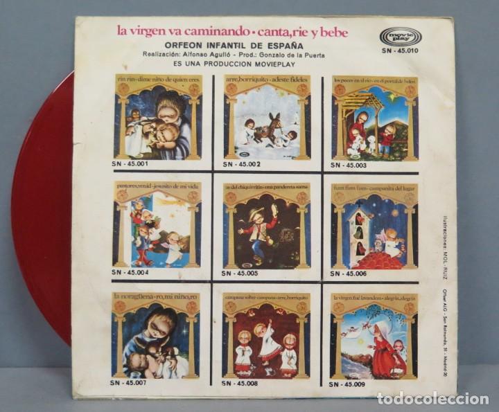 Discos de vinilo: SINGLE. LA VIRGEN VA CAMINANDO - Foto 2