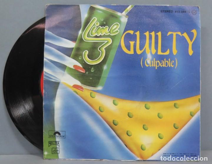 Discos de vinilo: SINGLE. LIME 3. GUILTY - Foto 2