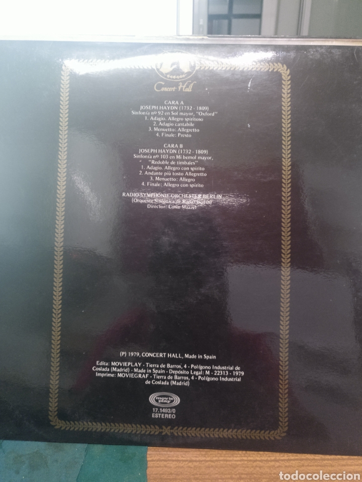 Discos de vinilo: Haydn movieplay 1979 - Foto 2