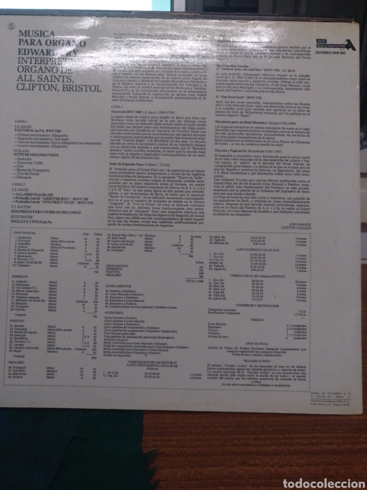 Discos de vinilo: Cl&aacute;sical organ m&uacute;sic decca - Foto 2