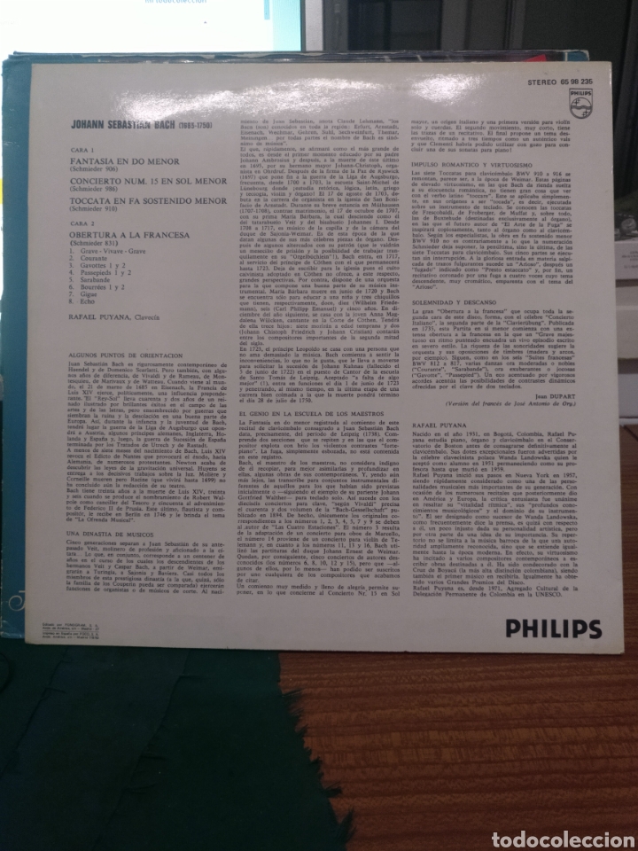 Discos de vinilo: Bach fantas&iacute;a - Foto 2