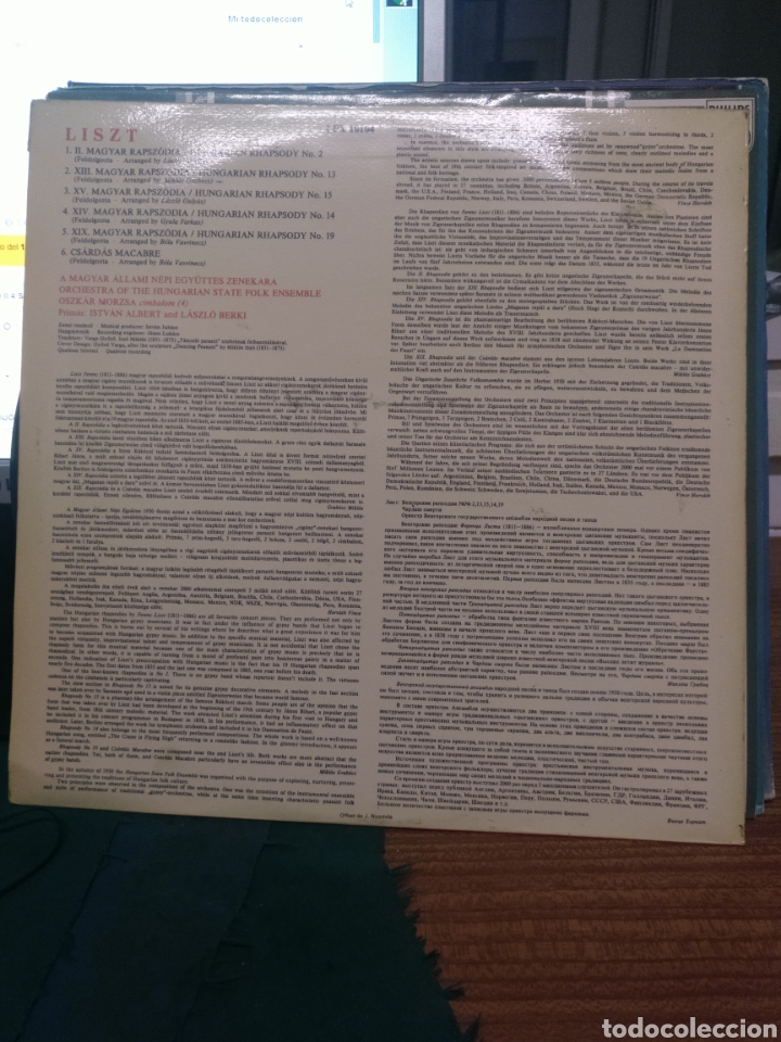 Discos de vinilo: Liszt hungaroton - Foto 2