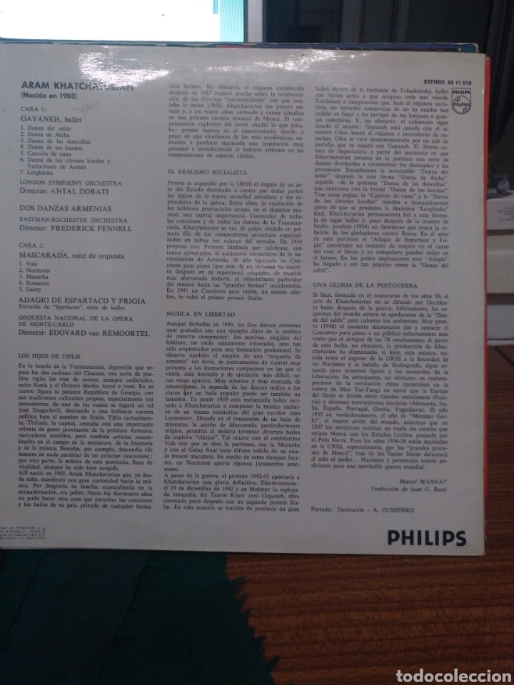 Discos de vinilo: Katchaturian - Foto 2