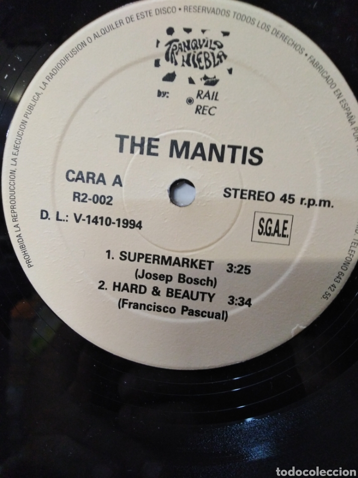 Discos de vinilo: THE MANTIS-TRANQUILO NIEBLA, LP VINILO, AÑO 1994 - Foto 5 - 210738981