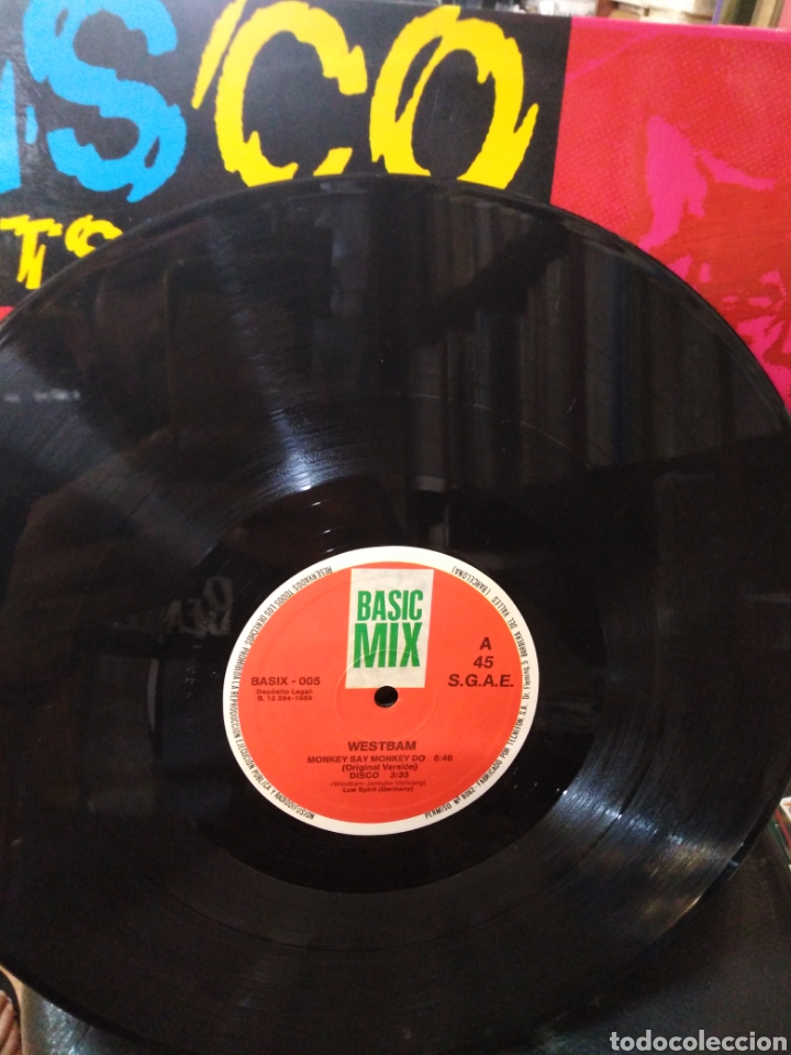 Discos de vinilo: WEST BAM-DISCO DEUSTSCHALAND-MONKEY SAY MONKEY DO,LP VINILO,AÑO 1989 - Foto 4 - 210747126