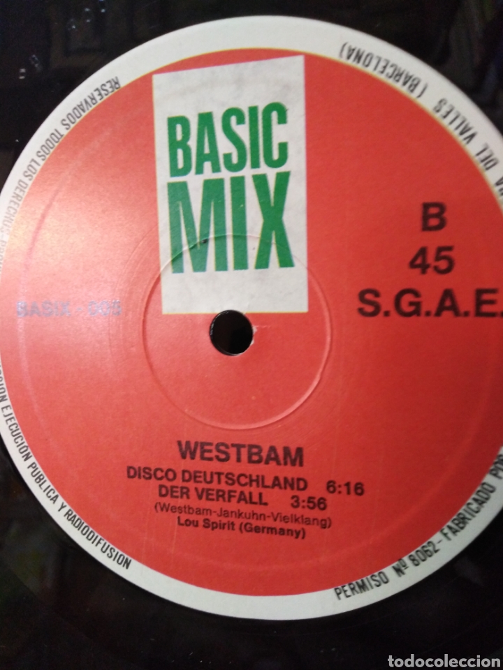 Discos de vinilo: WEST BAM-DISCO DEUSTSCHALAND-MONKEY SAY MONKEY DO,LP VINILO,AÑO 1989 - Foto 5 - 210747126