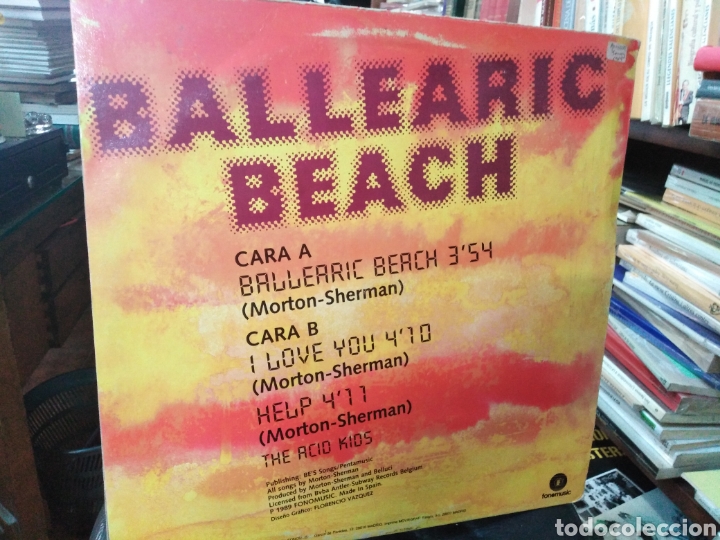 Discos de vinilo: BALLEARIC BEACH-LP VINILO, A&Ntilde;O 1989 - Foto 2