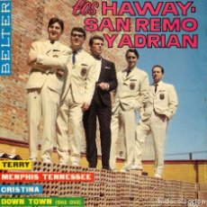 Discos de vinilo: LOS HAWAY, SAN REMO Y ADRIAN - TERRY - MENPHIS TENNESSEE +2 - EP SPAIN 1965. Lote 210777810