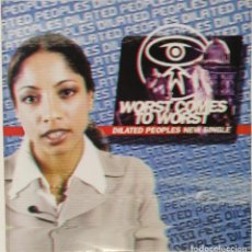 Discos de vinilo: DILATED PEOPLES - WORST COMES TO WORST [US HIP HOP / RAP EXCLUSIVO ORIGINAL] [MX 12” 33RPM ][2002]. Lote 210798420