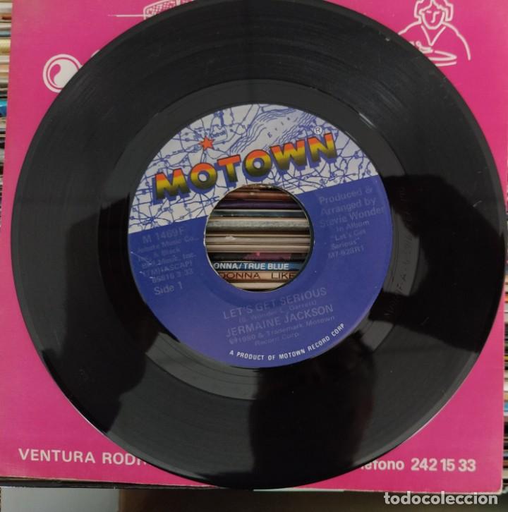 Discos de vinilo: Jermaine Jackson - Lets Get Serious (7&rdquo;, Single) - Foto 2