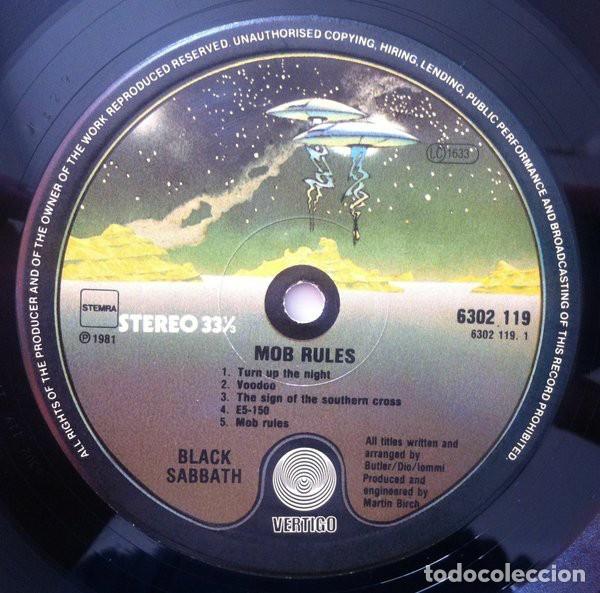 Discos de vinilo: Black Sabbath &ndash; Mob Rules -LP- - Foto 3
