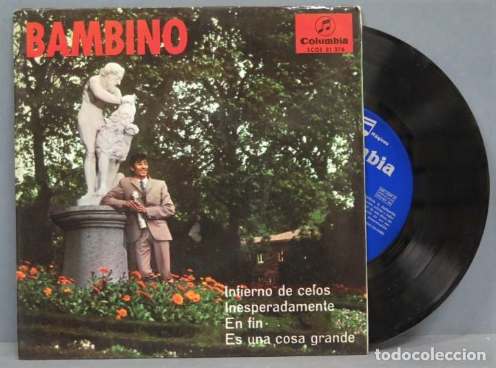 Discos de vinilo: EP. BAMBINO. INFIERNO DE CELOS +3 - Foto 1