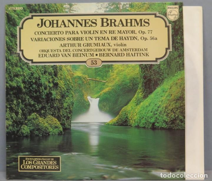 Discos de vinilo: LP. BRAHMS. GRANDES COMPOSITORES. 53 - Foto 1