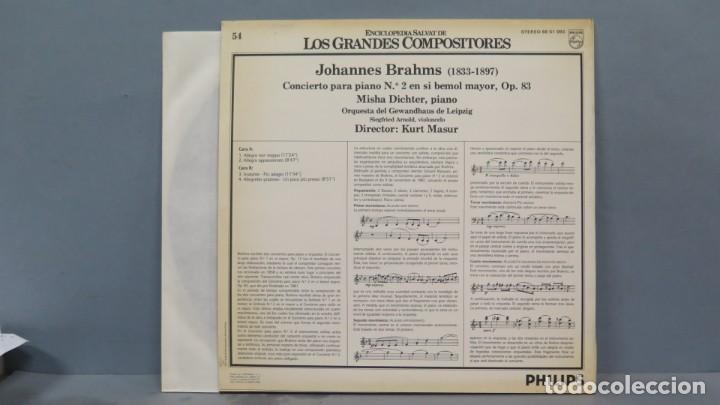 Discos de vinilo: LP. BRAHMS. GRANDES COMPOSITORES. 54 - Foto 2