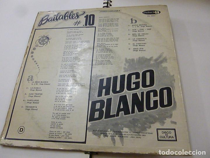 Discos de vinilo: HUGO BLANCO - BAILABLES 10 -LP -N - Foto 2