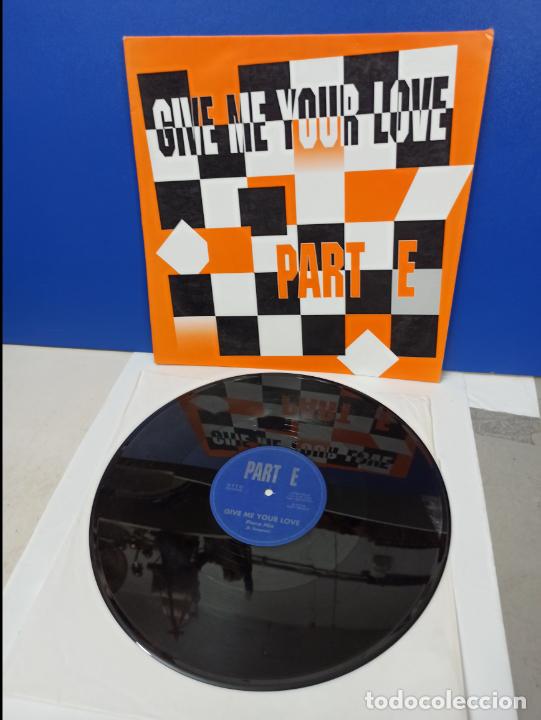 Discos de vinilo: MAXI SINGLE DISCO VINILO - PART-E - GIVE ME YOUR LOVE - Foto 1