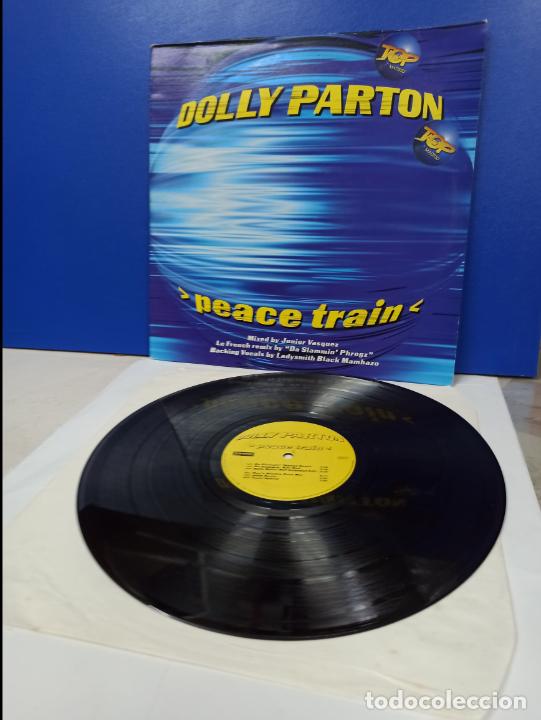 Discos de vinilo: MAXI SINGLE DISCO VINILO - DOLLY PARTON - PEACE TRAIN - Foto 1