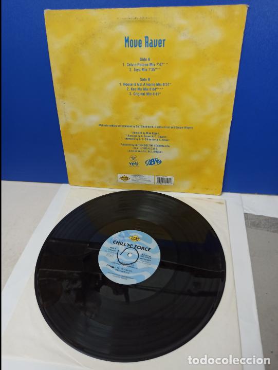 Discos de vinilo: MAXI SINGLE DISCO VINILO - CHILL N FORCE - MOVE RAVER - Foto 2