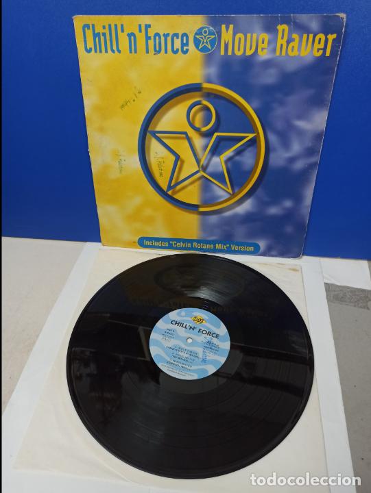 Discos de vinilo: MAXI SINGLE DISCO VINILO - CHILL N FORCE - MOVE RAVER - Foto 1