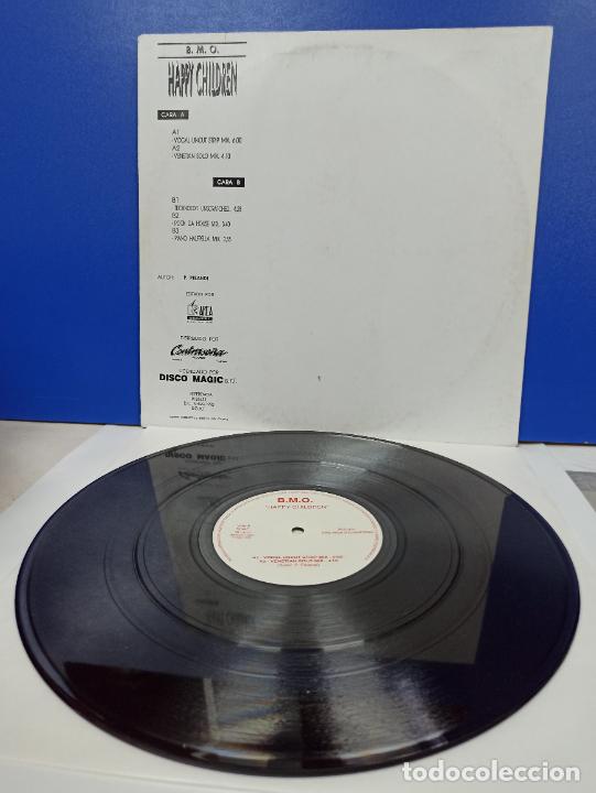Discos de vinilo: MAXI SINGLE DISCO VINILO - B.M.O. - HAPPY CHILDREN - Foto 3