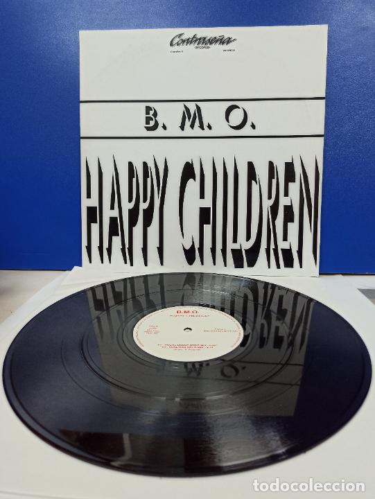 Discos de vinilo: MAXI SINGLE DISCO VINILO - B.M.O. - HAPPY CHILDREN - Foto 2