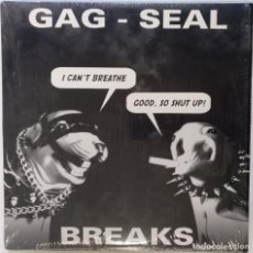 Discos de vinilo: DJ Q-BERT - GAG-SEAL BREAKS [HIP HOP / SCRATCH / TURNTABLISM] [DJ BATTLE TOOL LP 12” 33RPM] [2001]. Lote 284649543