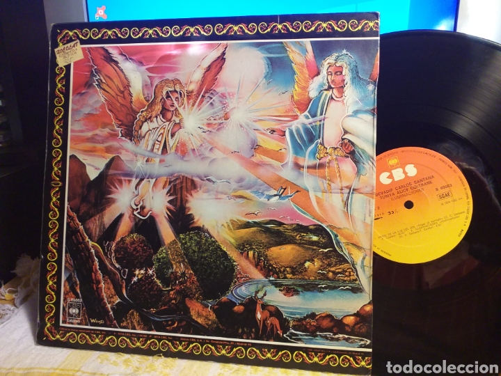 Discos de vinilo: ILLUMINATIONS SANTANA COLTRANE ESPA&Ntilde;A 1980 - Foto 3