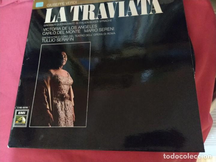 Discos de vinilo: verdi-la traviata-LP VICTORIA DE LOS ANGELES EM,I GERMANY