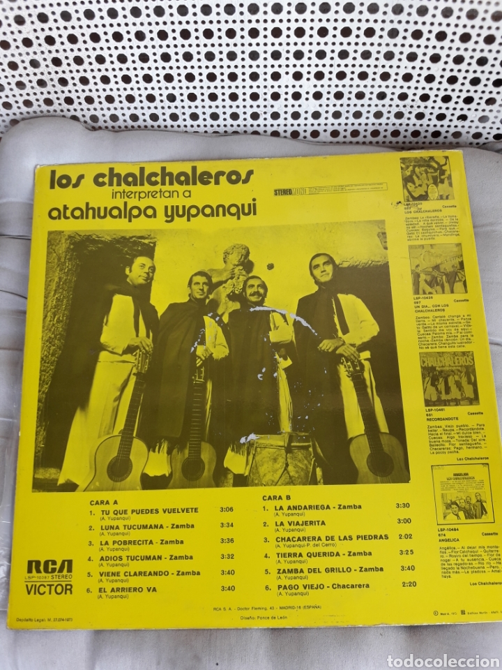 Discos de vinilo: Los Chalchaleros, vinilo de 1973 - Foto 2