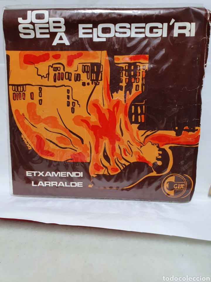 Discos de vinilo: JOSEBA ELOSEGIRI. ETXAMENDI. LARRALDE. EGIA.
